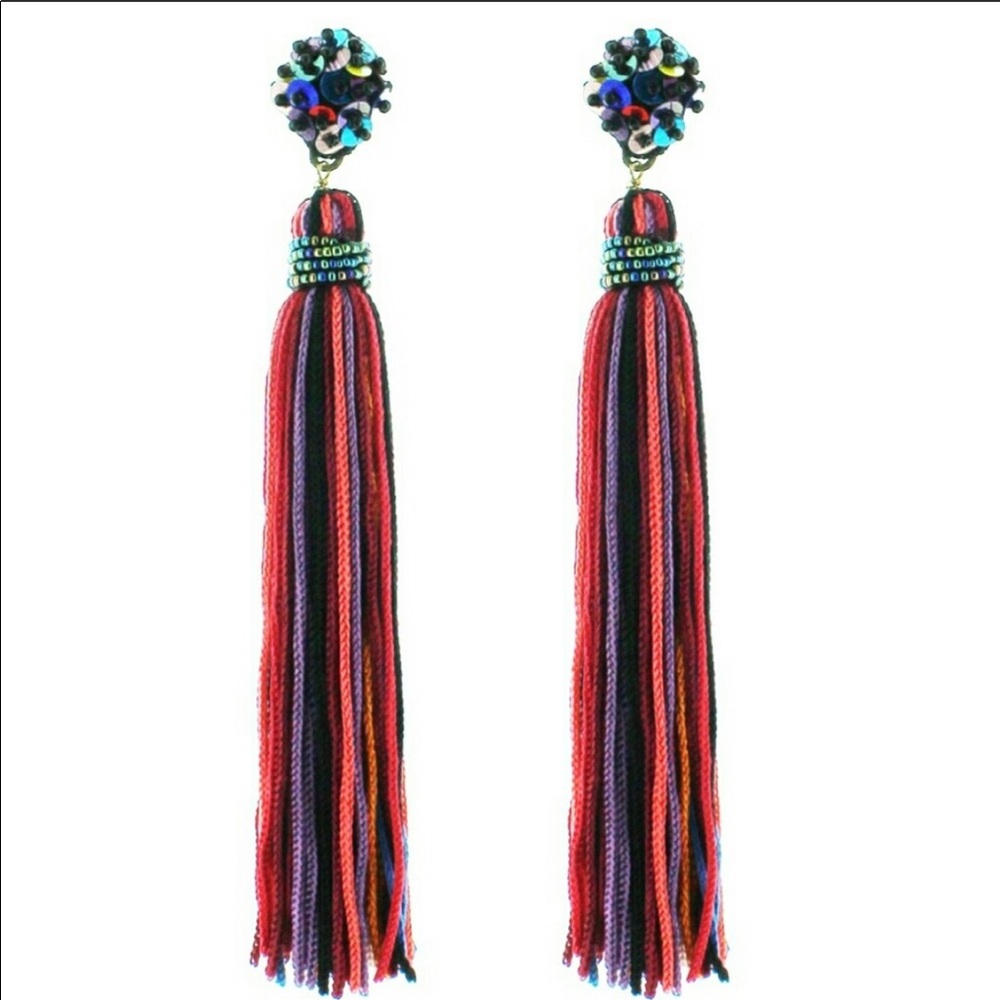 ⚡️Artisan Handcrafted Tassel Earrings - Picture 2 of 8